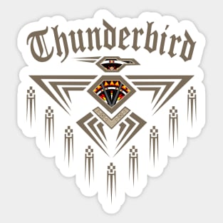 Thunderbird Gray Sticker